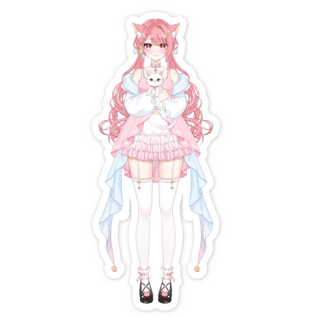 スマホステッカー 猫星るな