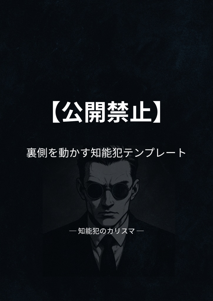 【公開禁止】裏側を動かす知能犯テンプレート