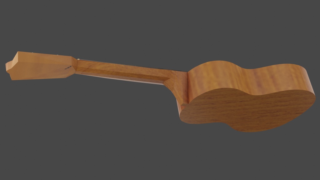 【3Dモデル】ウクレレ