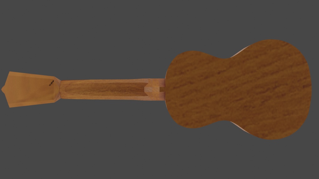 【3Dモデル】ウクレレ