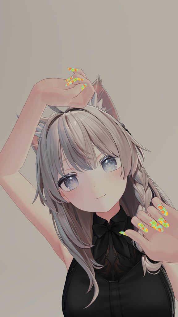 🌸🍓 【Pictim Nail - Sakura Flow & Berry Drop】アニメーション付きネイルチップ