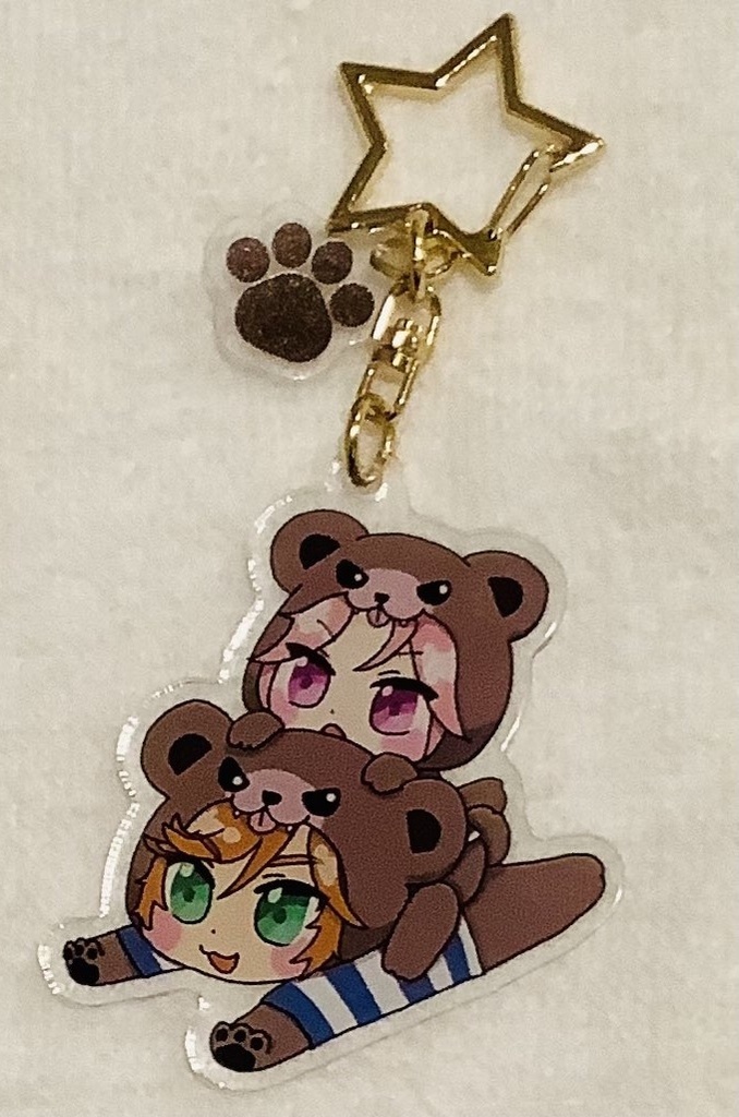 ダブルフェイス　アクリルキーホルダー