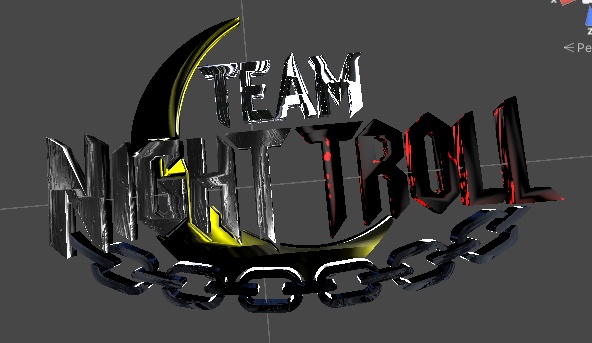 【VRChat想定】TeamNightTroll 横長ロゴ