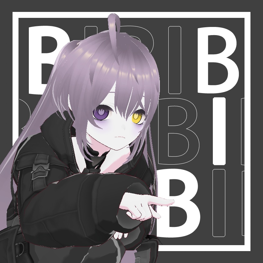 【VRoidVRMモデル】BIBI [3D MODEL]