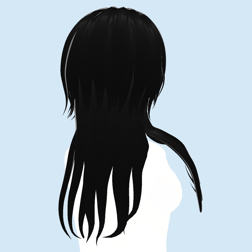 【Vroid】layered hair レイヤードヘア