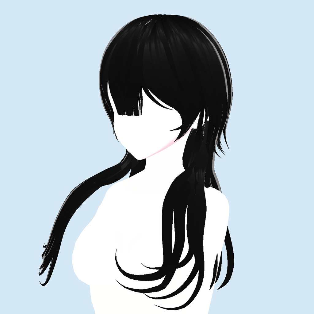 【Vroid】layered hair レイヤードヘア