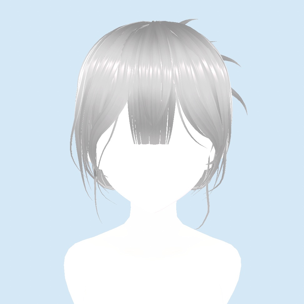 【Vroid】 hair clip hair ヘアクリップヘア