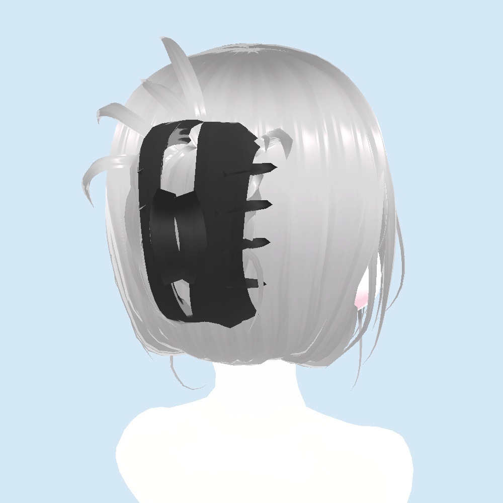 【Vroid】 hair clip hair ヘアクリップヘア