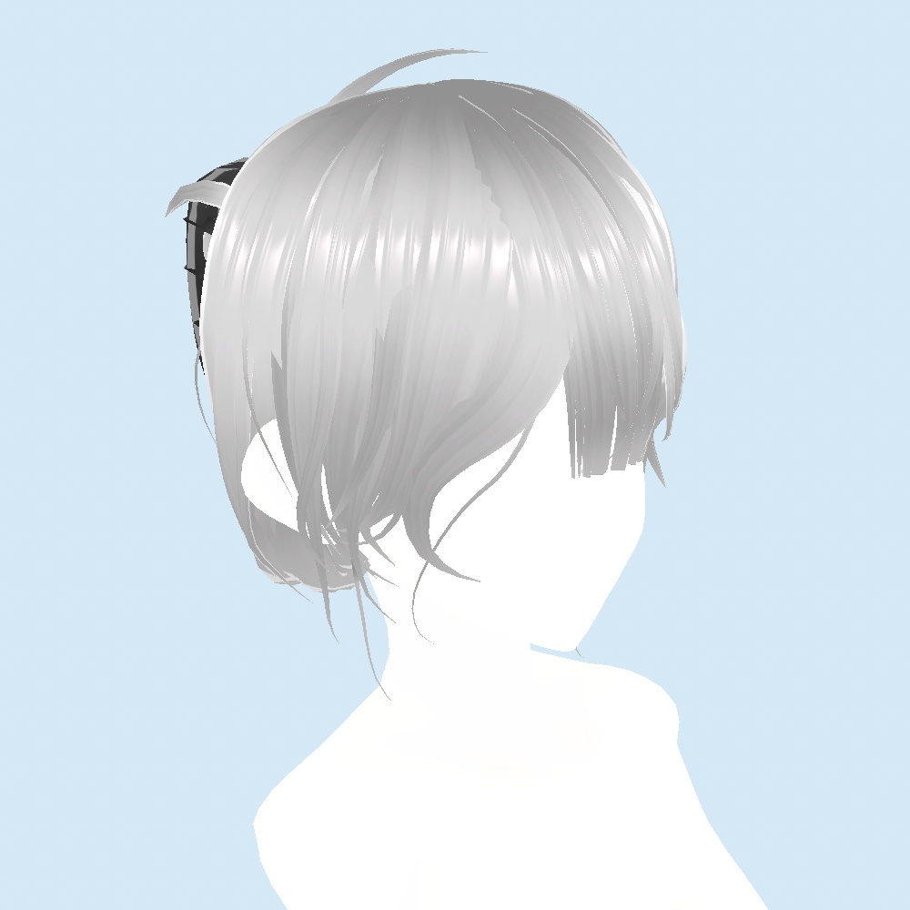 【Vroid】 hair clip hair ヘアクリップヘア