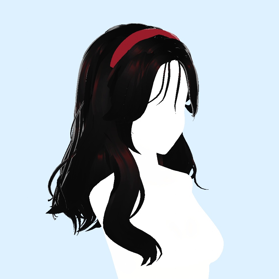 【Vroid】Innocent hair 清純ヘア