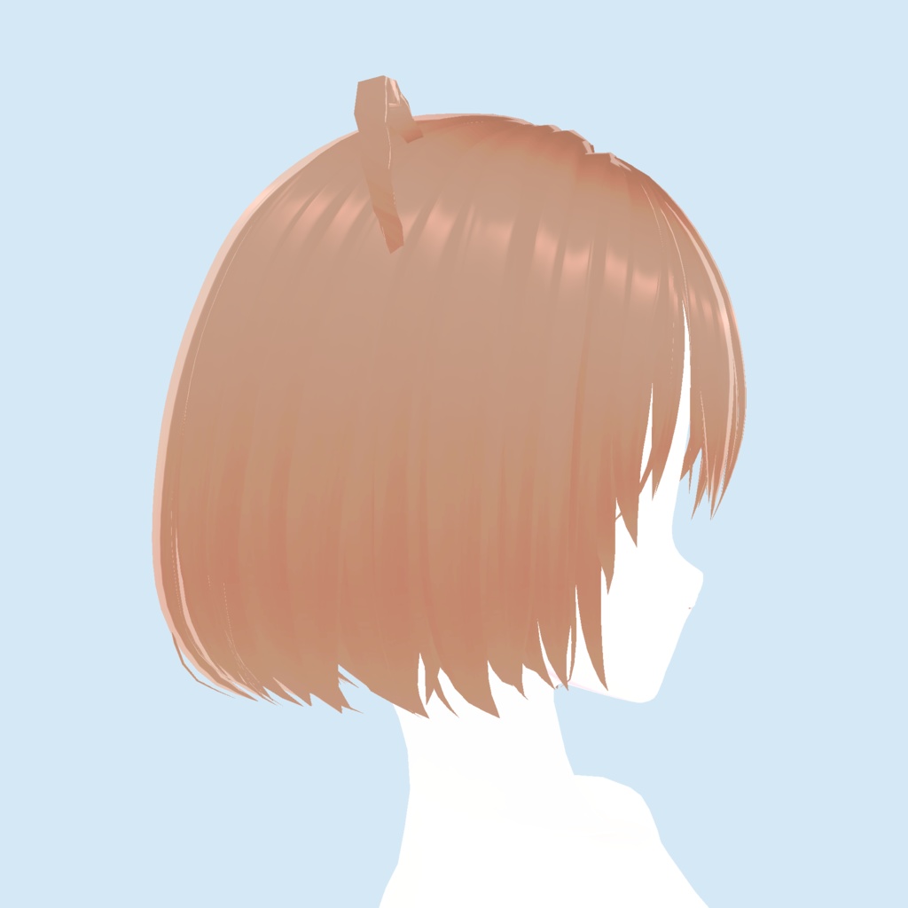 【Vroid】Cat bobbed hair 猫のヘアスタイル