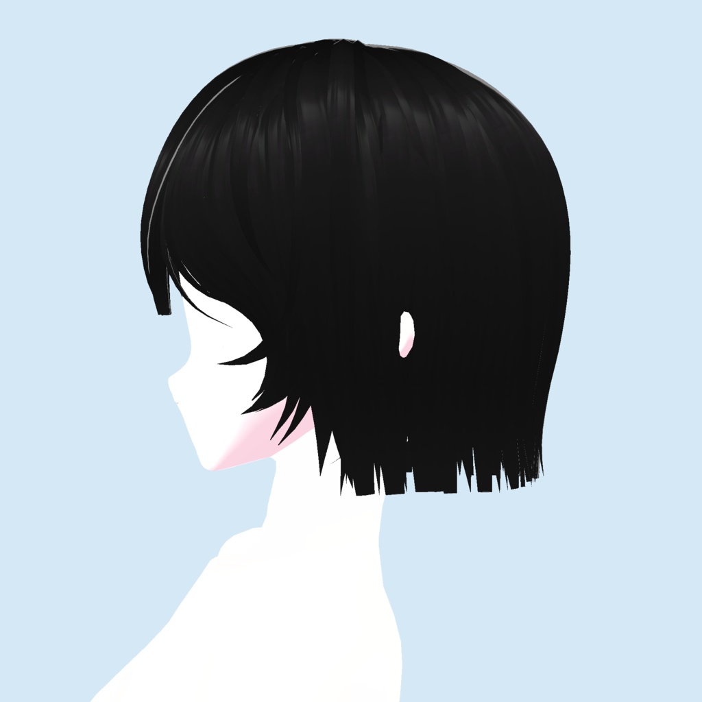 【Vroid】bobbed hair ボブヘア