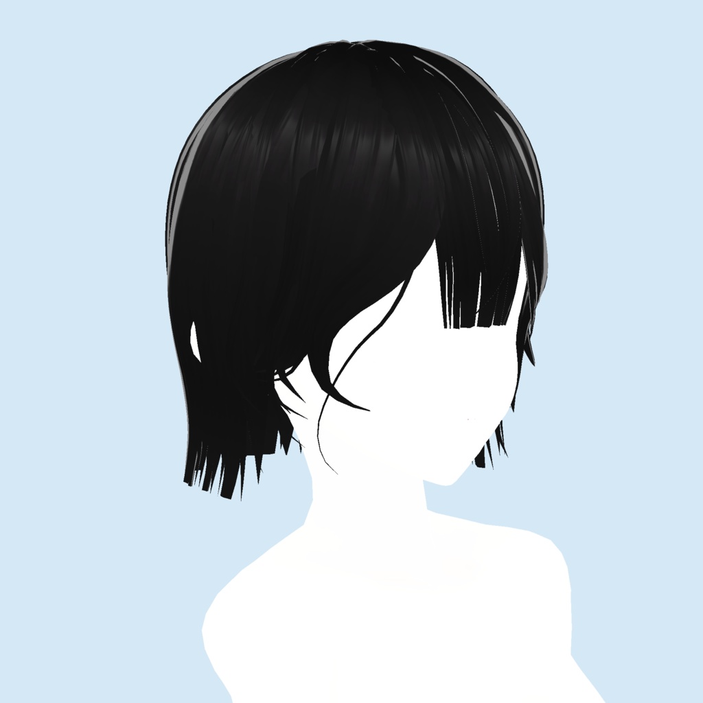 【Vroid】bobbed hair ボブヘア