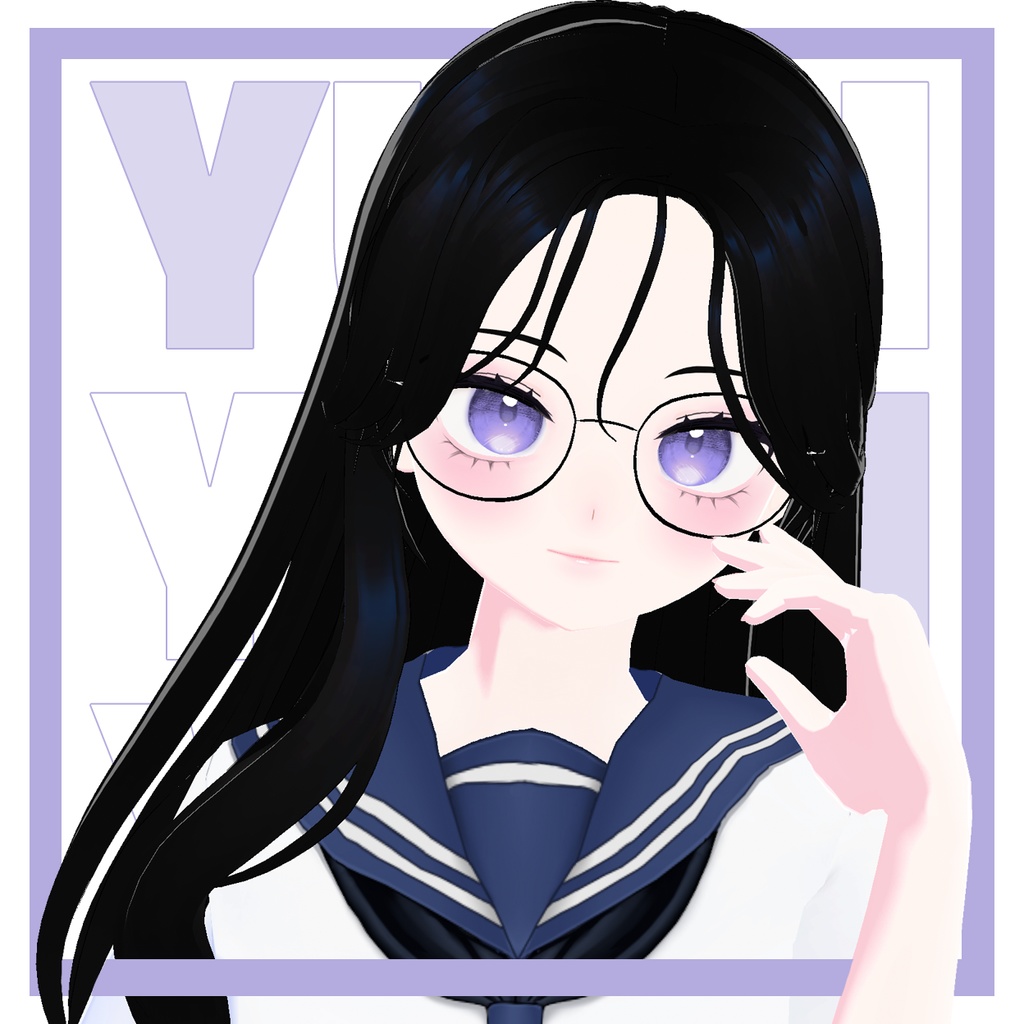 【VRoidVRMモデル】YURI [3D MODEL]