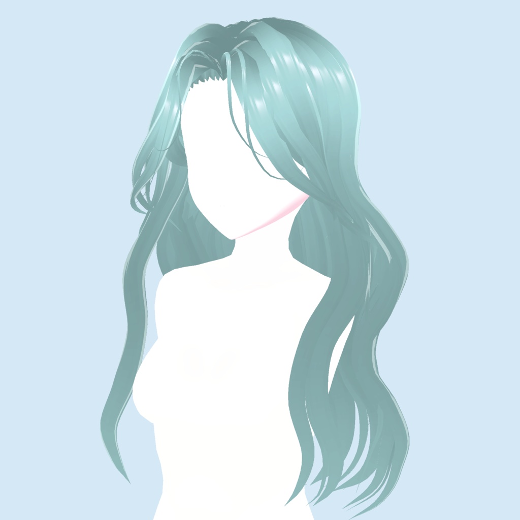 【Vroid】wave hair ウェーブヘア