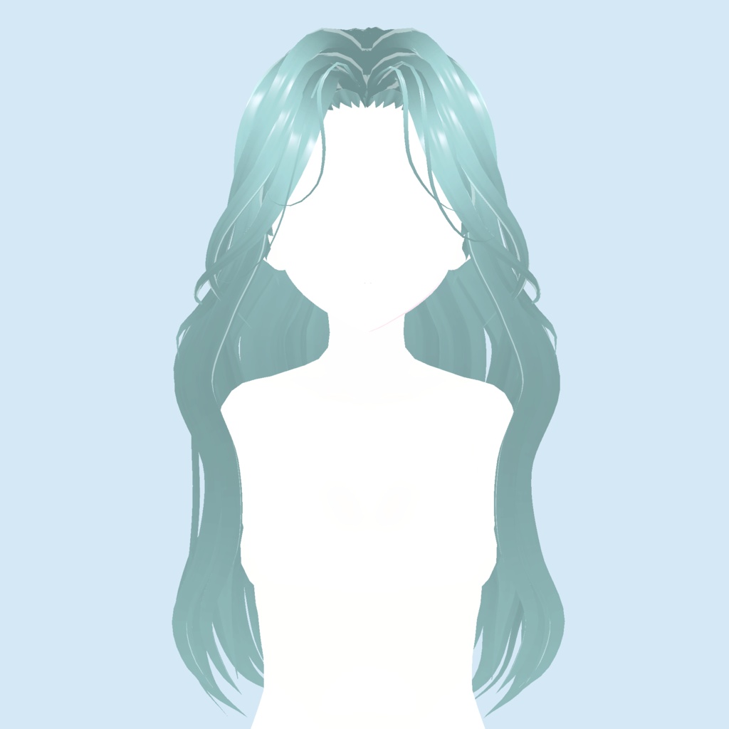 【Vroid】wave hair ウェーブヘア