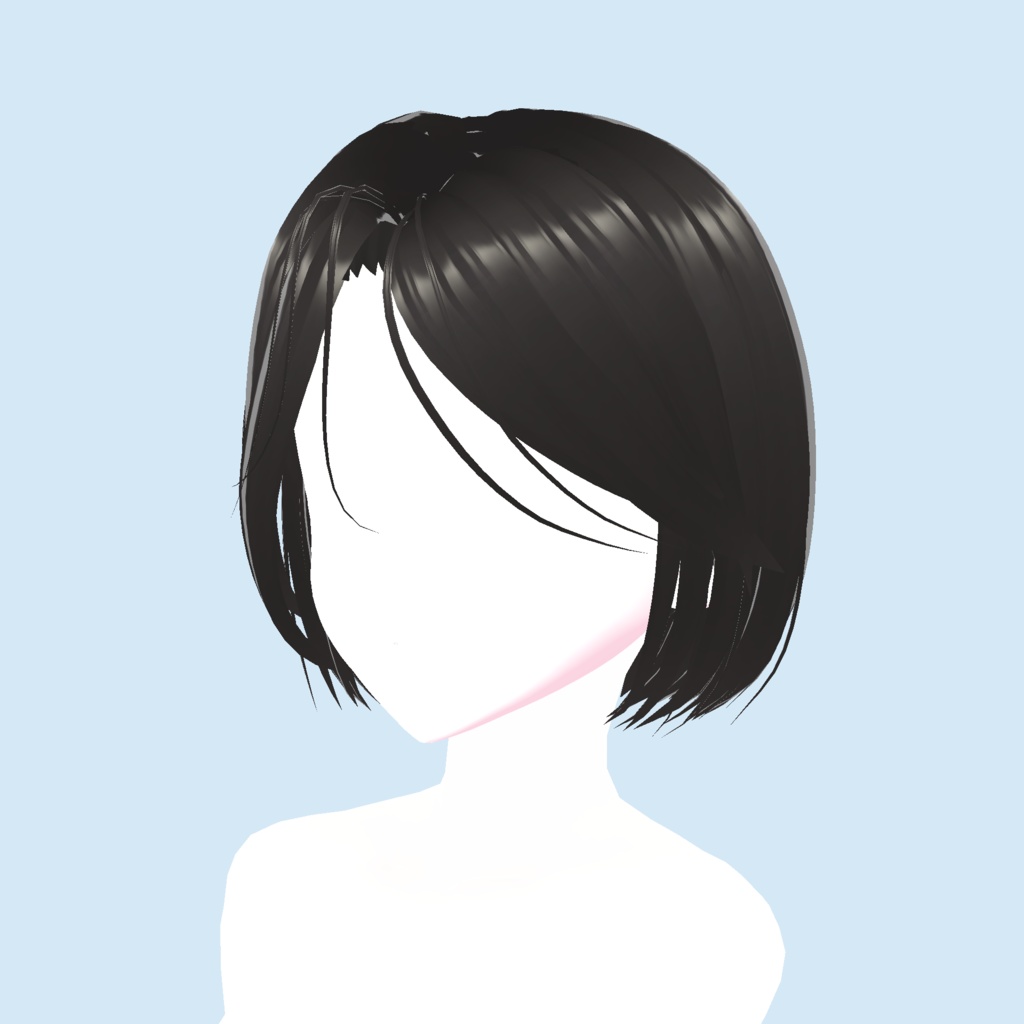 【Vroid】Chic bobbed hair シックボブヘア