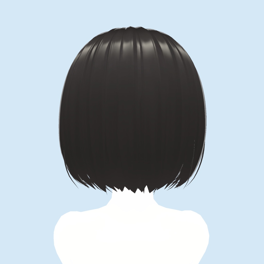 【Vroid】Chic bobbed hair シックボブヘア