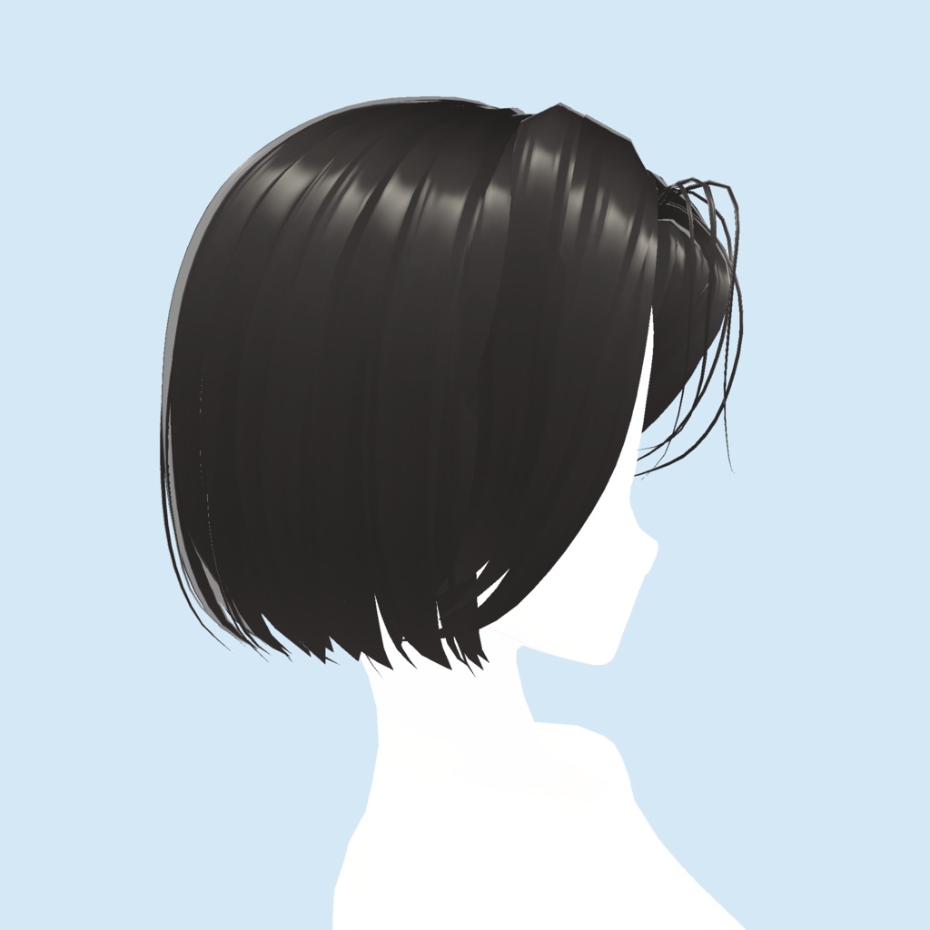 【Vroid】Chic bobbed hair シックボブヘア