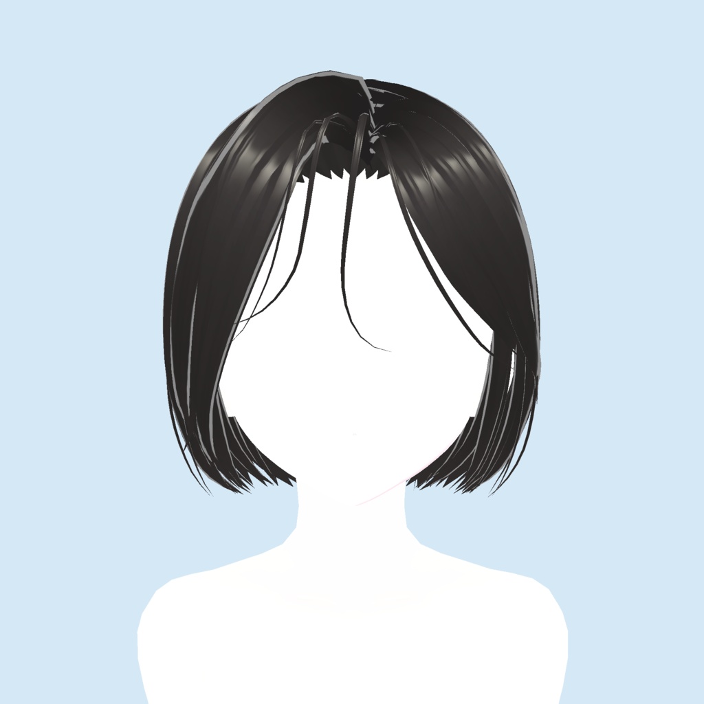 【Vroid】Chic bobbed hair シックボブヘア