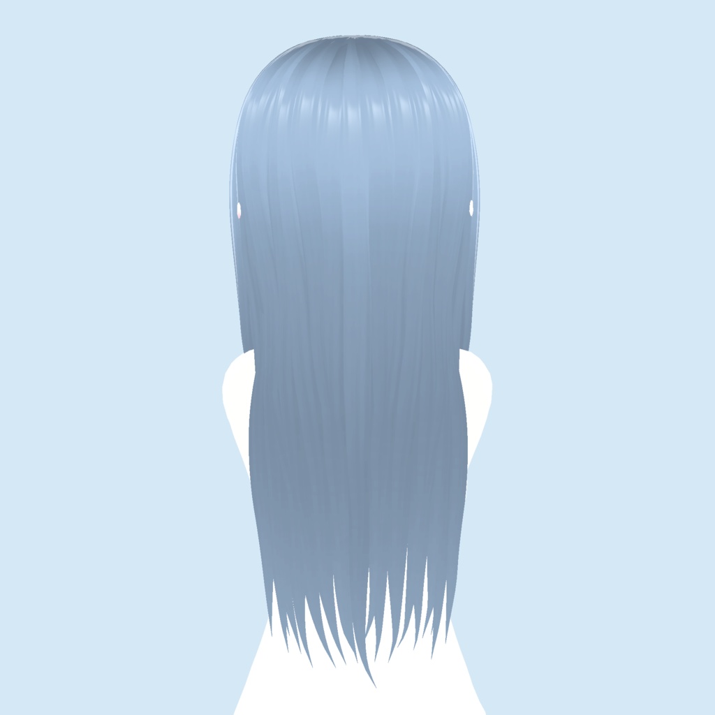 【Vroid】Straight hair ストレートヘア