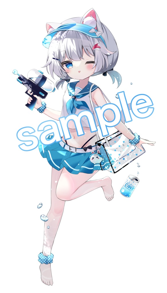 アクリルフィギュア りんごちゃん サマーver