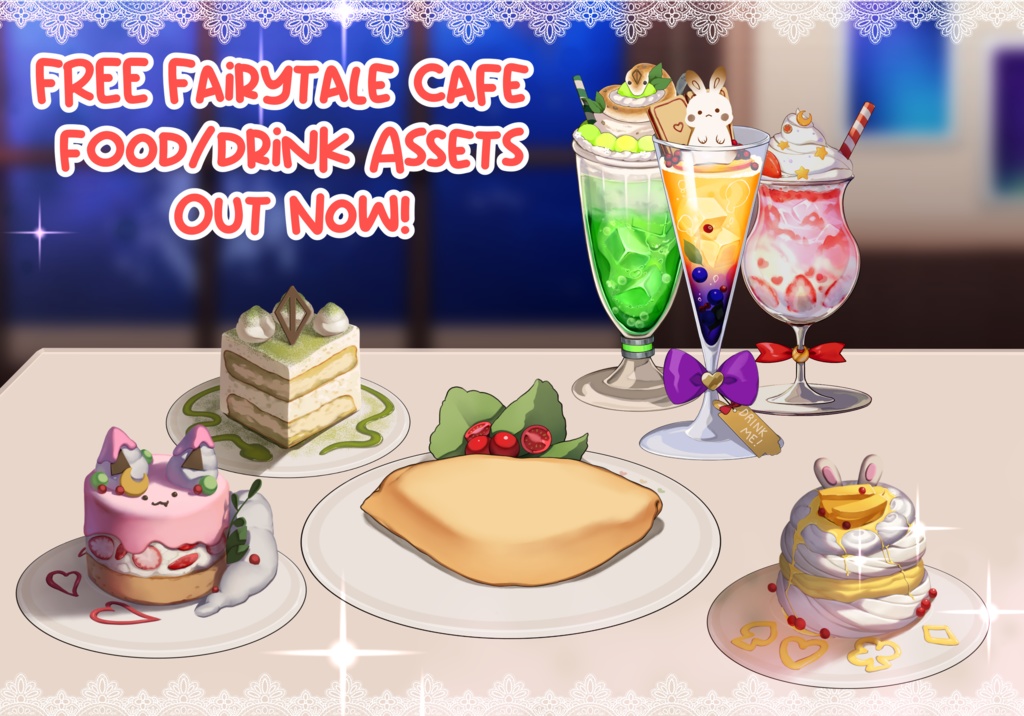 Fairytale Cafe Food Asset