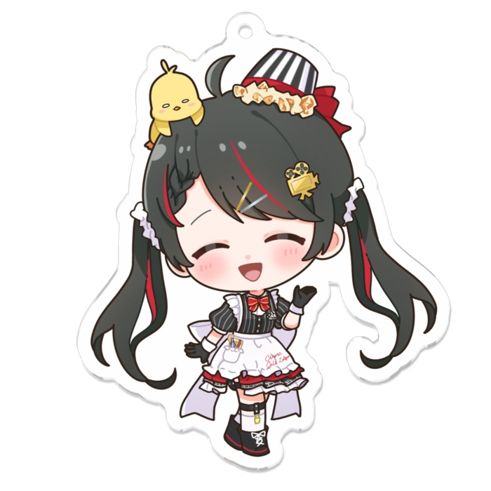 ちいさい常世 アクリルキーホルダー(映画喫茶メイド衣装)