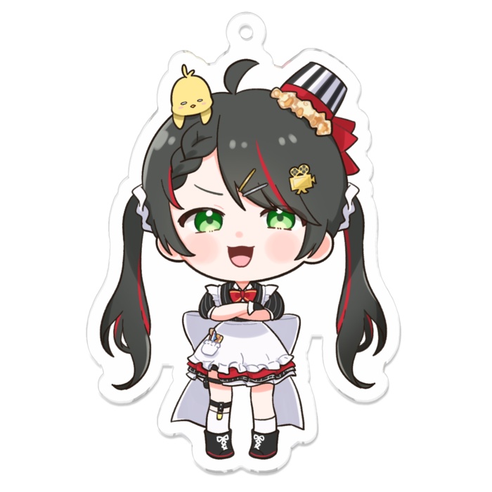 ちいさい常世 アクリルキーホルダー(映画喫茶メイド衣装)