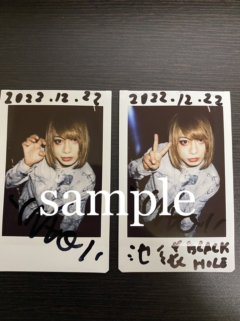 2022.12.22 池袋black holeチェキ