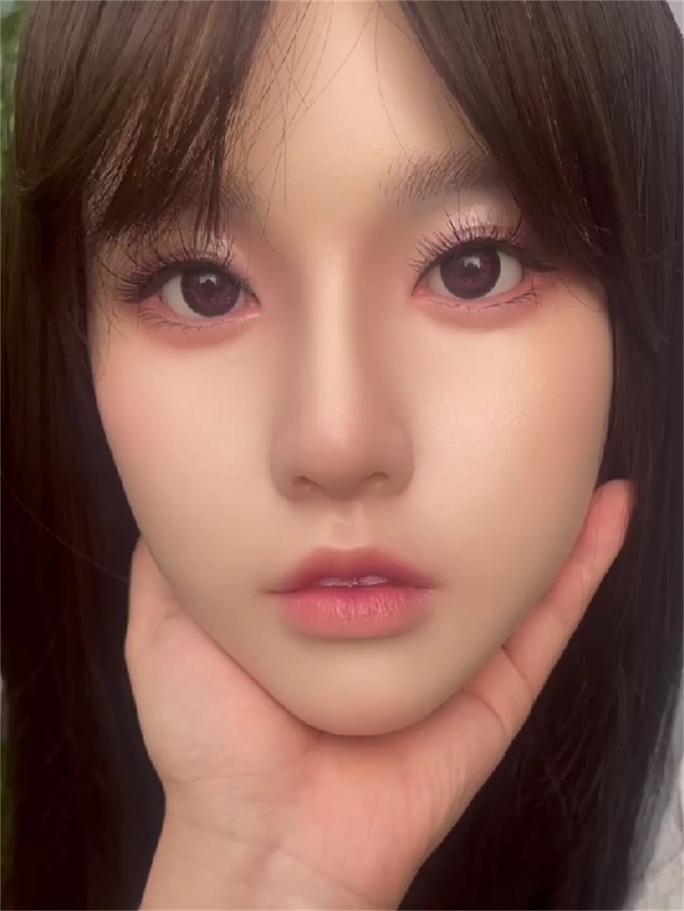 ヘッド単品 硬質シリコン 「ホワイトラビットA13」 リアルドール 等身大ドール 職人メイク済み M16