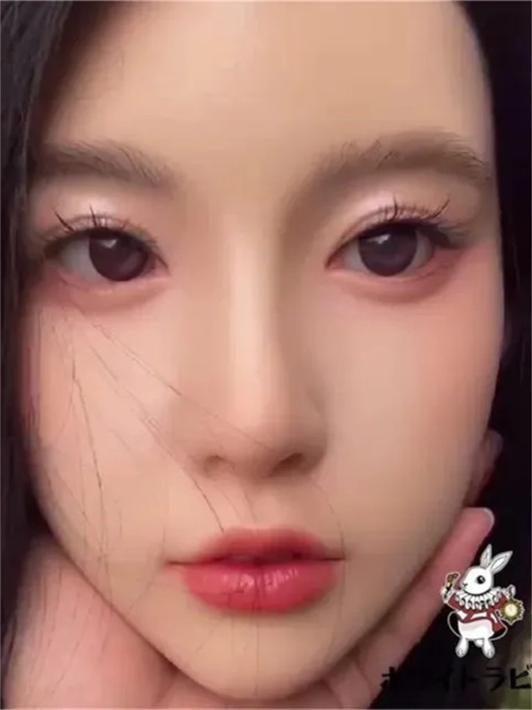 ヘッド単品 硬質シリコン 「ホワイトラビットA13」 リアルドール 等身大ドール 職人メイク済み M16