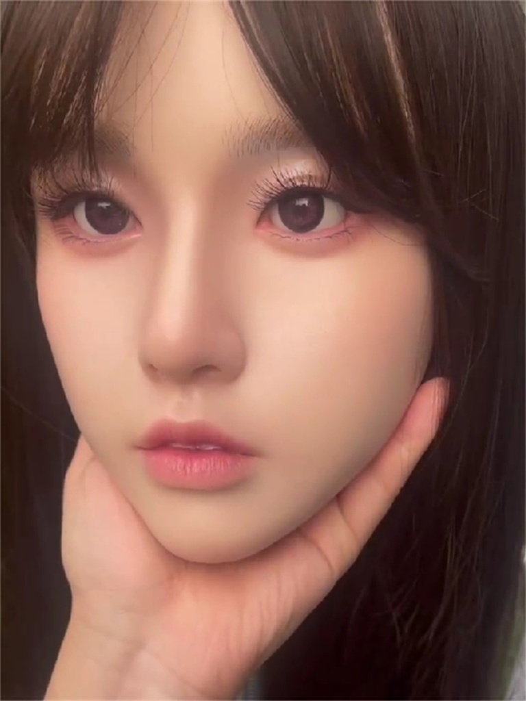 ヘッド単品 硬質シリコン 「ホワイトラビットA13」 リアルドール 等身大ドール 職人メイク済み M16