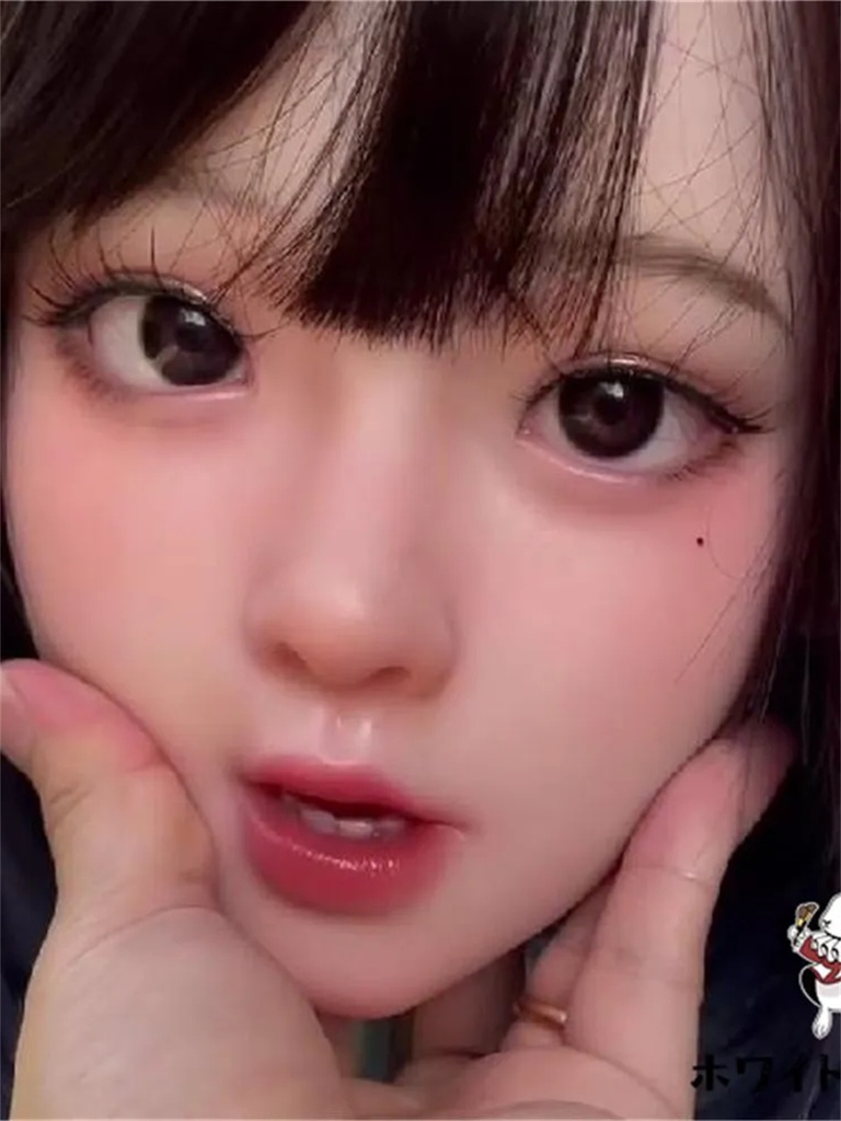 ヘッド単品 軟質シリコン 「ホワイトラビットA20」 口可動 リアルドール 等身大ドール 職人メイクタイプ1 M16ボルト 130CM~145CMボディーにお勧め