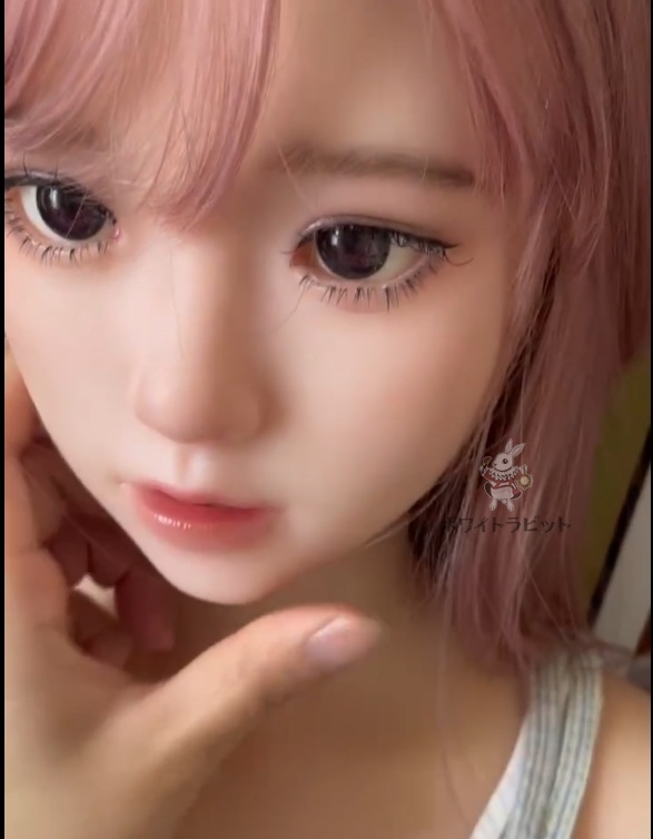 ヘッド単品 軟質シリコン 「ホワイトラビットA20」 口可動 リアルドール 等身大ドール 職人メイクタイプ2