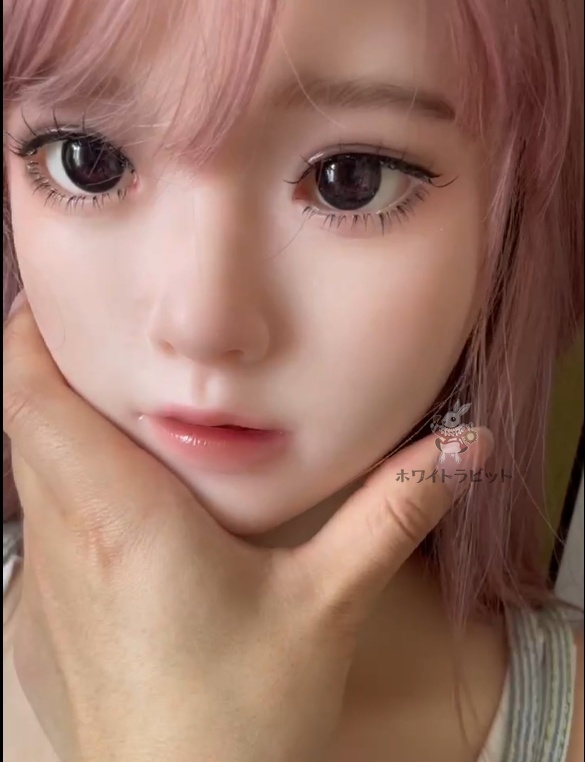 ヘッド単品 軟質シリコン 「ホワイトラビットA20」 口可動 リアルドール 等身大ドール 職人メイクタイプ2