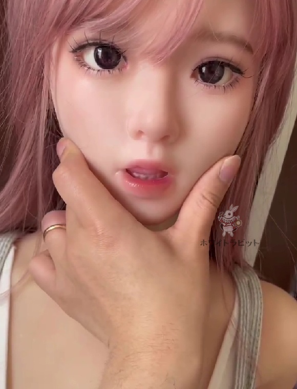 ヘッド単品 軟質シリコン 「ホワイトラビットA20」 口可動 リアルドール 等身大ドール 職人メイクタイプ2