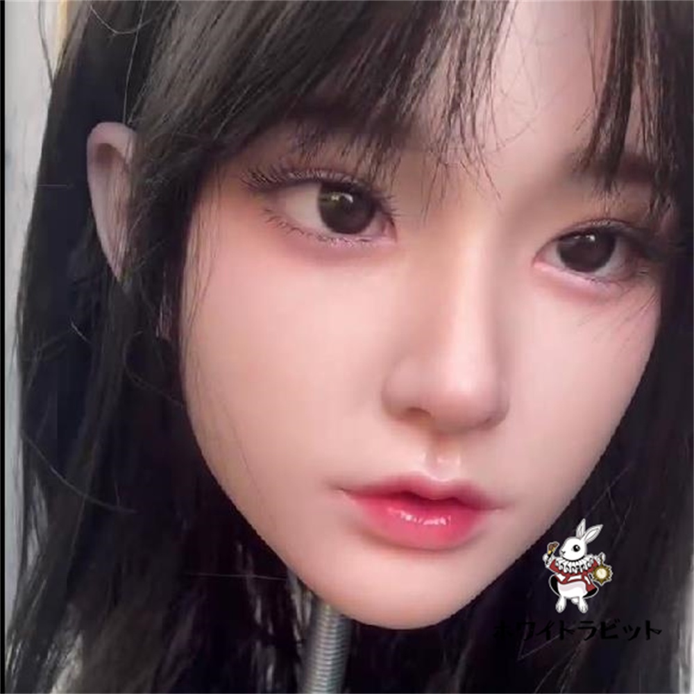 ヘッド単品 硬質シリコン 「ホワイトラビットA3」 リアルドール 等身大ドール 職人メイク済み M16