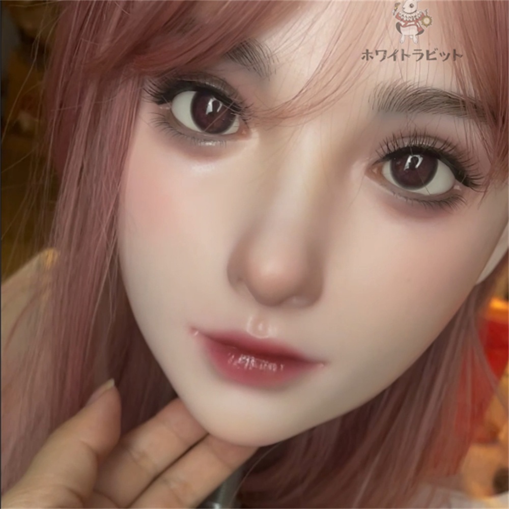 ヘッド単品 硬質シリコン 「ホワイトラビットA38」 リアルドール 等身大ドール 職人メイク済み M16
