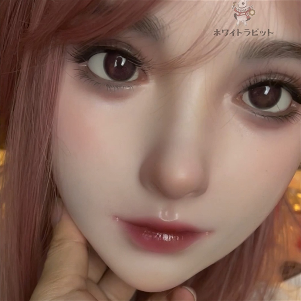 ヘッド単品 硬質シリコン 「ホワイトラビットA38」 リアルドール 等身大ドール 職人メイク済み M16