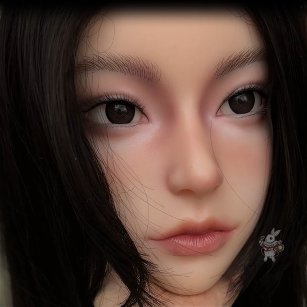 ヘッド単品 軟質シリコン A46N 口可動 喉深さ約18CM リアルドール 等身大ドール 済み M16