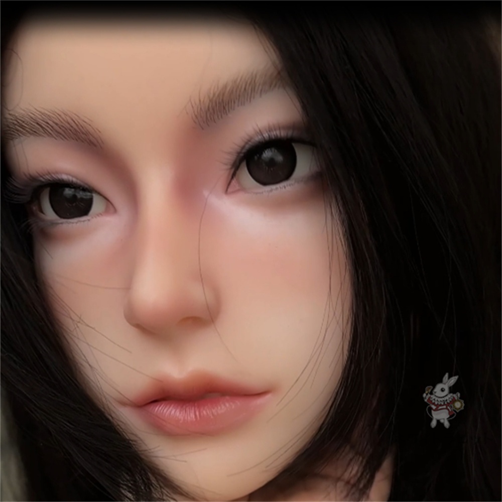 ヘッド単品 軟質シリコン A46N 口可動 喉深さ約18CM リアルドール 等身大ドール 済み M16