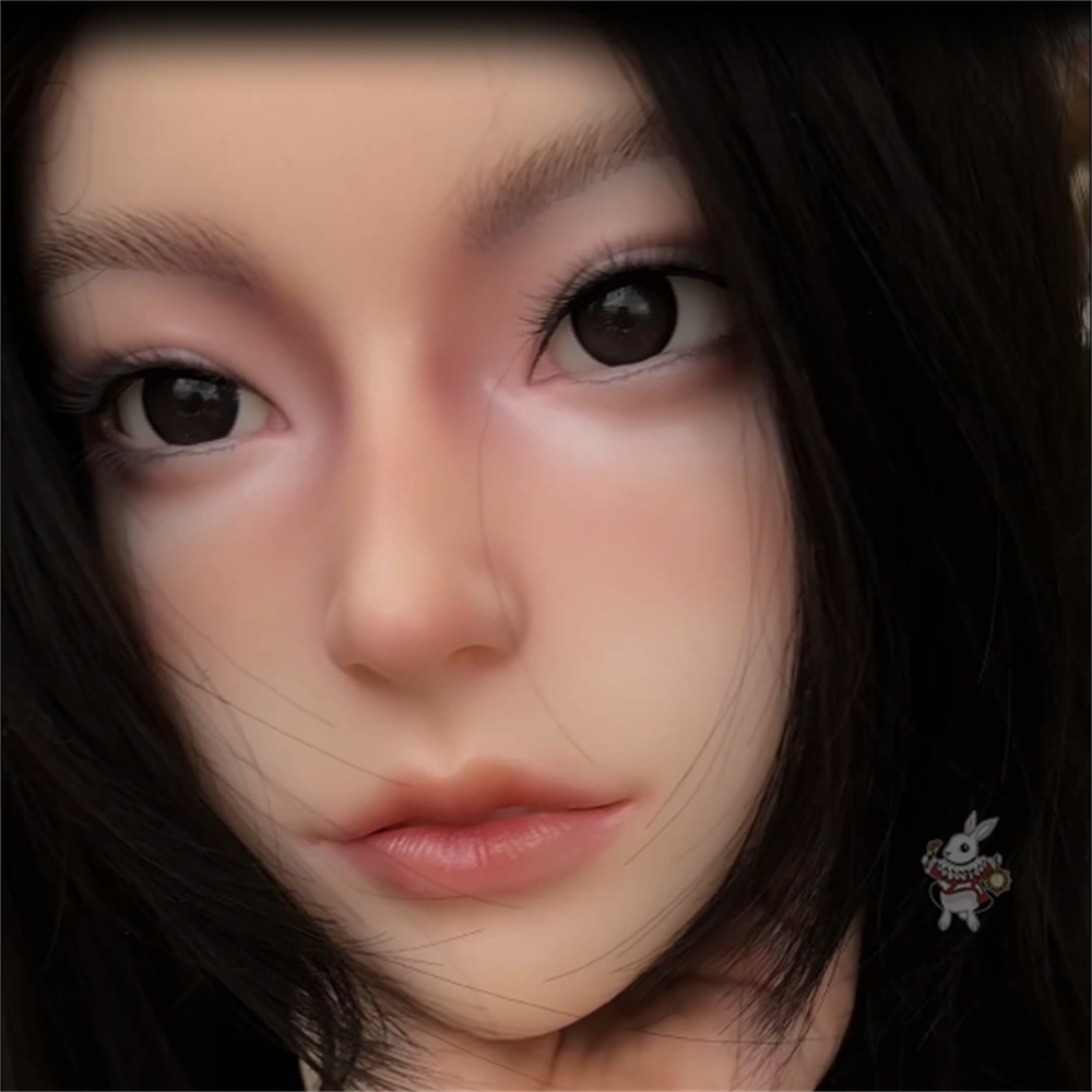 ヘッド単品 軟質シリコン A46N 口可動 喉深さ約18CM リアルドール 等身大ドール 済み M16