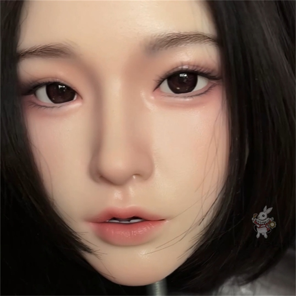 ヘッド単品 軟質シリコン A03N 口可動 喉深さ約18CM リアルドール 等身大ドール 済み M16