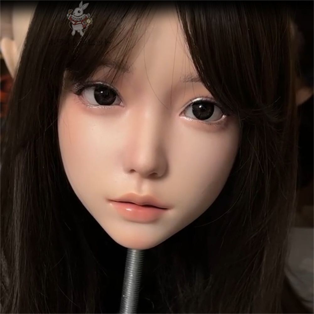 ヘッド単品 軟質シリコン A42N 口可動 リアルドール 等身大ドール 済み M16