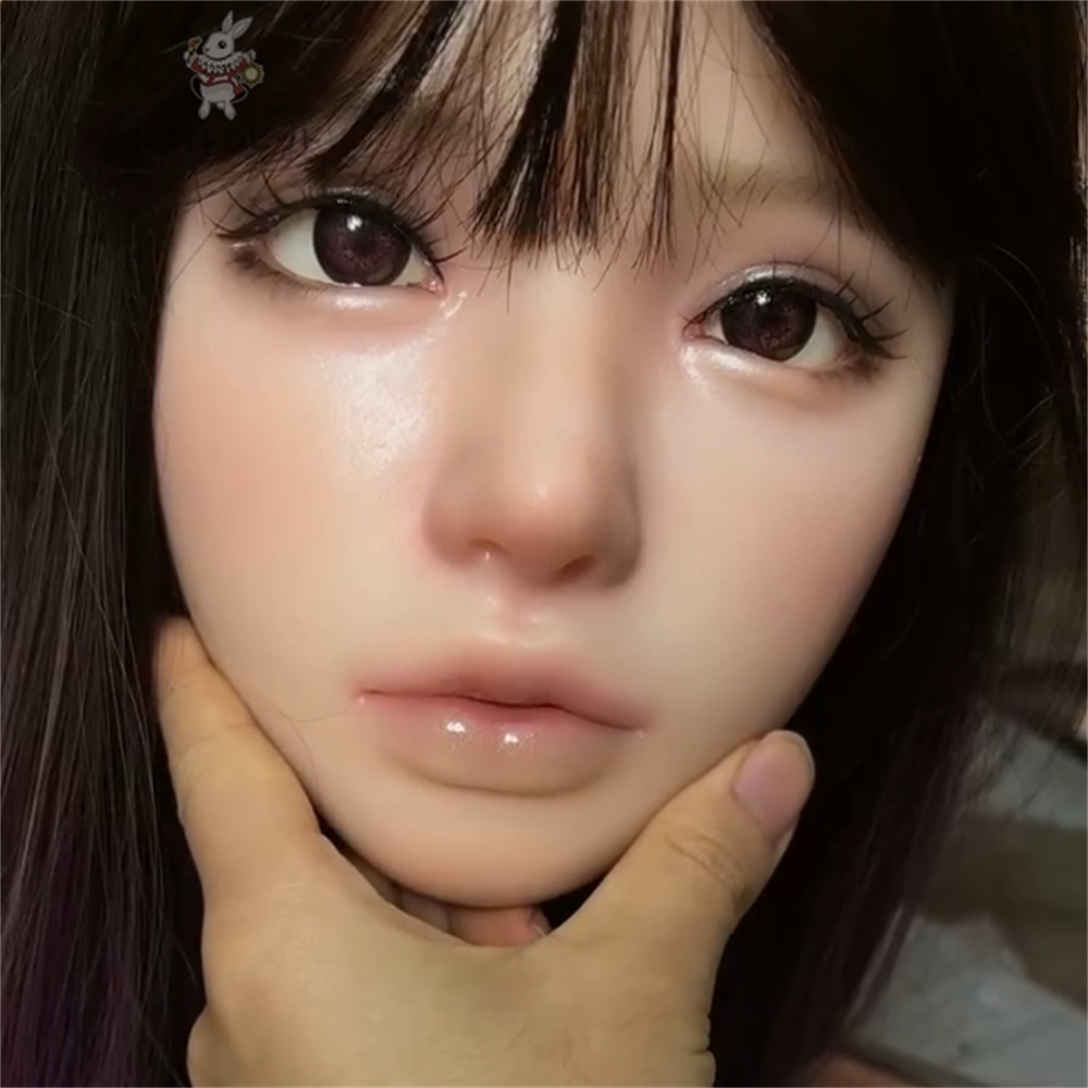 ヘッド単品 軟質シリコン A41N 口可動 リアルドール 等身大ドール 済み M16