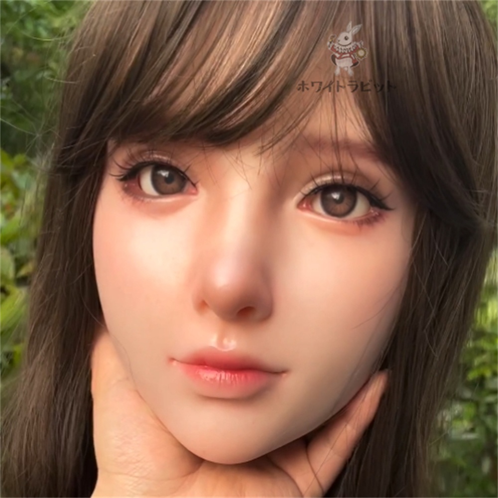 ヘッド単品 硬質シリコン 「ホワイトラビットA14」 リアルドール 等身大ドール 職人メイク済み M16