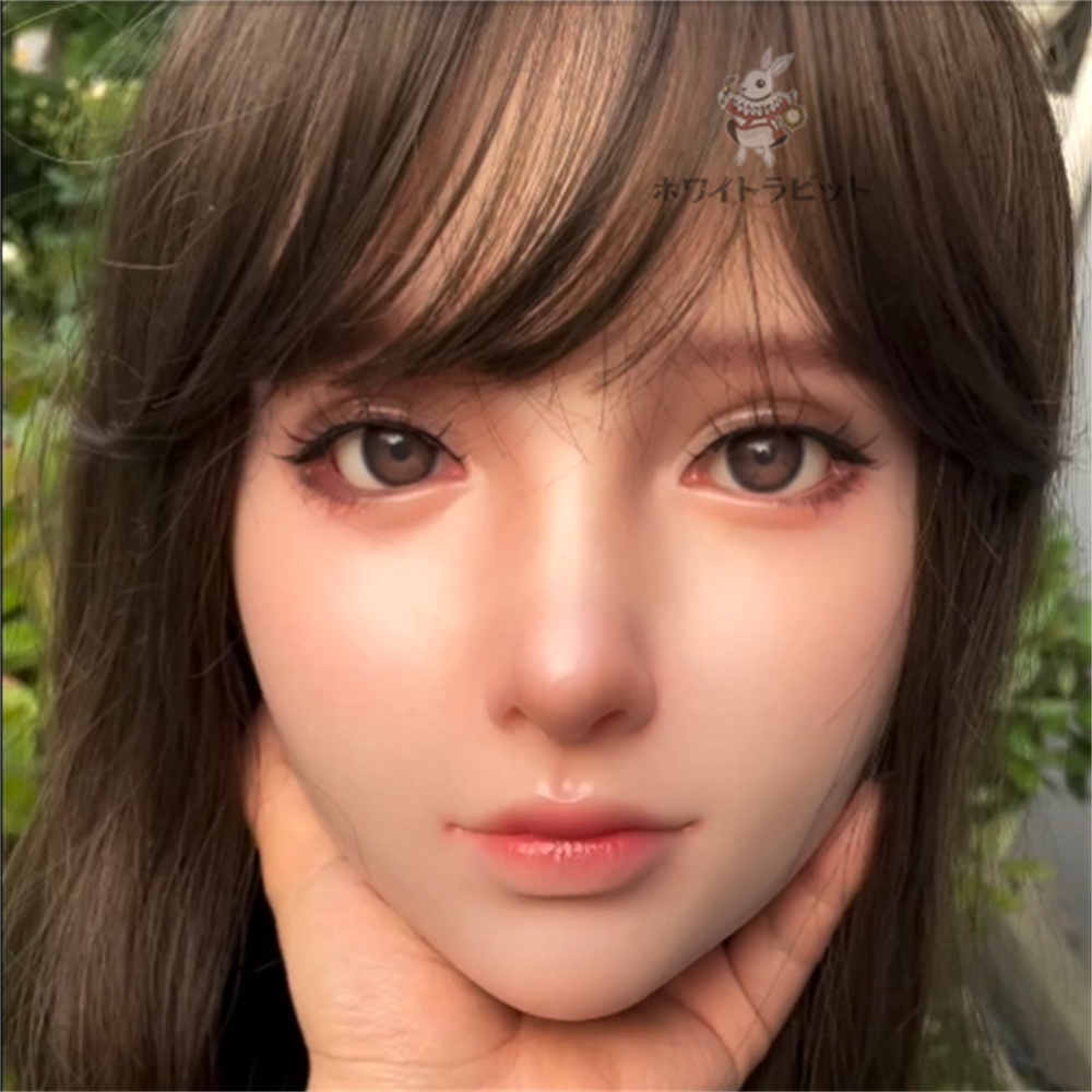 ヘッド単品 硬質シリコン 「ホワイトラビットA14」 リアルドール 等身大ドール 職人メイク済み M16