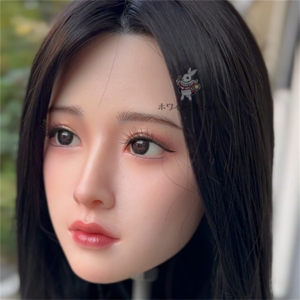 ヘッド単品 硬質シリコン 「ホワイトラビットA24」 リアルドール 等身大ドール 職人メイク済み M16