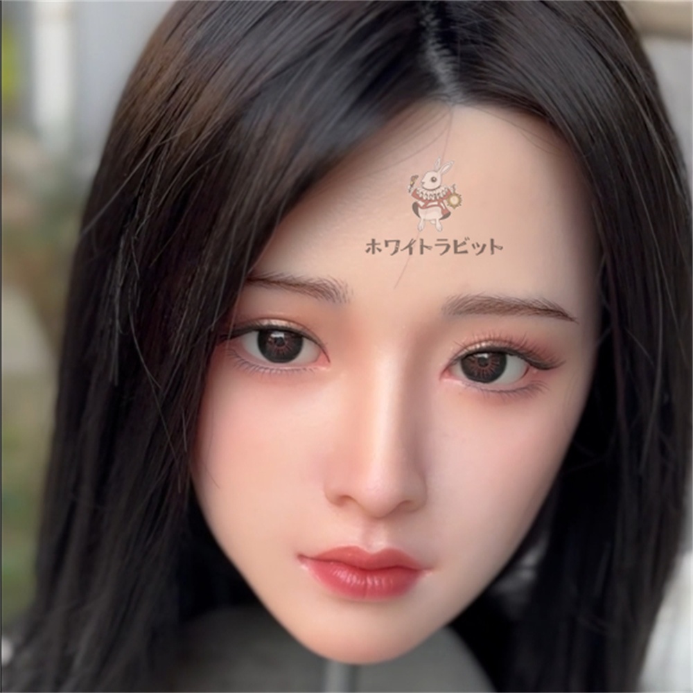 ヘッド単品 硬質シリコン 「ホワイトラビットA24」 リアルドール 等身大ドール 職人メイク済み M16